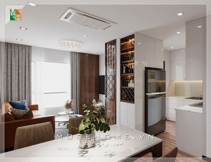  Gửi gắm 15 mẫu nội thất phòng khách được thiết kế bởi các KTS Morehome